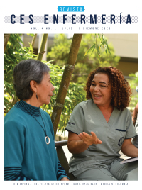 Portada Revista CES Enfermería Vol 4 no. 2 2023