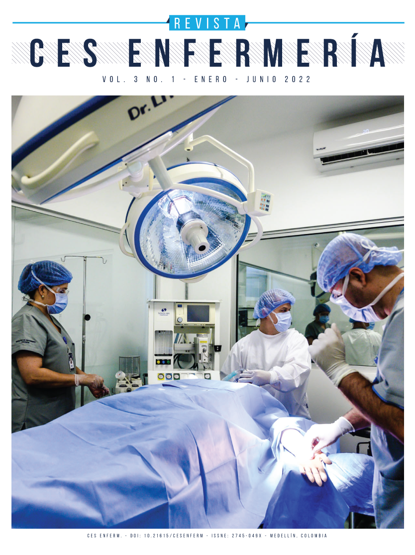 Portada CES Enfermeria volumen 2(2) 2021