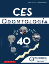 					Ver Vol. 30 Núm. 1 (2017): CES Odontología
				