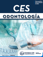					Ver Vol. 33 Núm. 1 (2020): CES Odontología
				