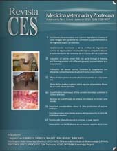 					Ver Vol. 6 Núm. 1 (2011): CES Medicina Veterinaria y Zootecnia
				