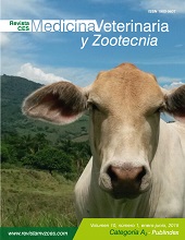 					View Vol. 10 No. 1 (2015): CES Medicina Veterinaria y Zootecnia
				