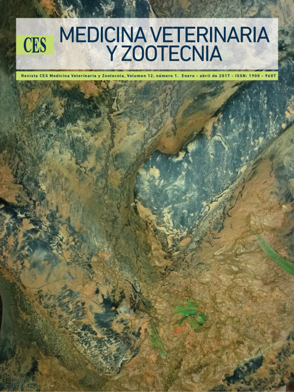 					View Vol. 12 No. 1 (2017): CES Medicina Veterinaria y Zootecnia
				