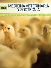 					View Vol. 13 No. 3 (2018): CES Medicina Veterinaria y Zootecnia
				