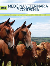 					Ver Vol. 14 Núm. 2 (2019): CES Medicina Veterinaria y Zootecnia
				