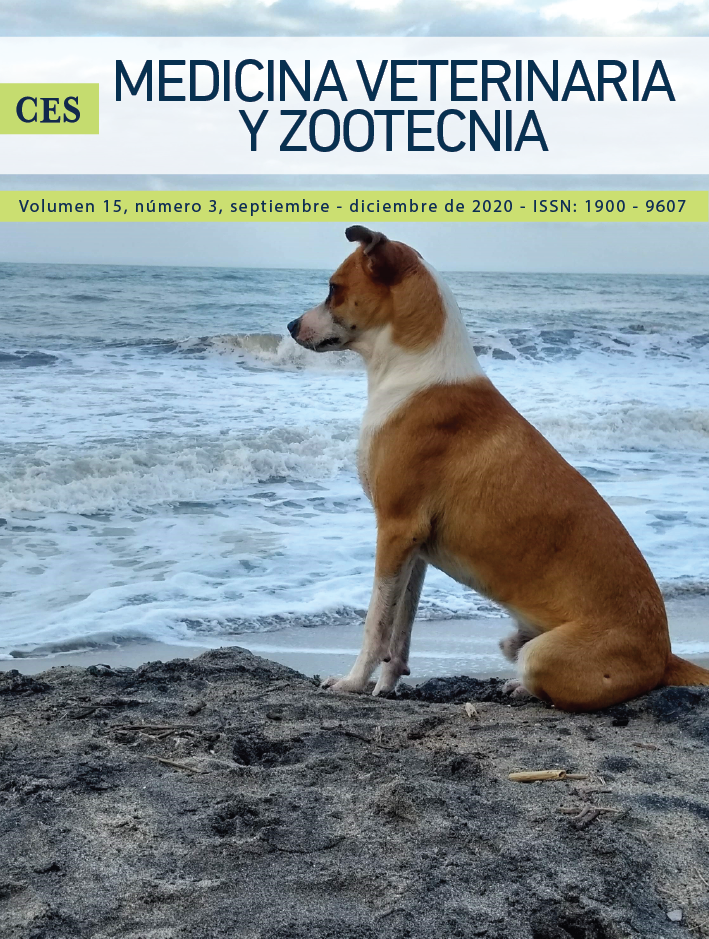 					View Vol. 15 No. 3 (2020): CES Medicina Veterinaria y Zootecnia
				