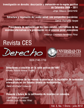 					View Vol. 3 No. 1 (2012): CES Derecho
				