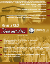 					Ver Vol. 3 Núm. 2 (2012): CES Derecho
				