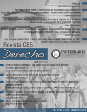 					View Vol. 4 No. 2 (2013): CES Derecho
				