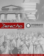 					View Vol. 5 No. 2 (2014): CES Derecho
				