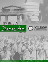 					View Vol. 6 No. 1 (2015): CES Derecho
				