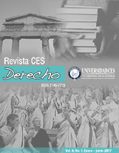					View Vol. 8 No. 1 (2017): CES Derecho
				