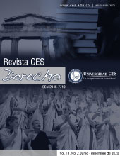 					View Vol. 11 No. 2 (2020): CES Derecho
				